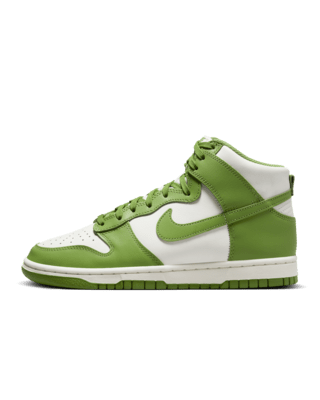 Nike dunks green white hotsell